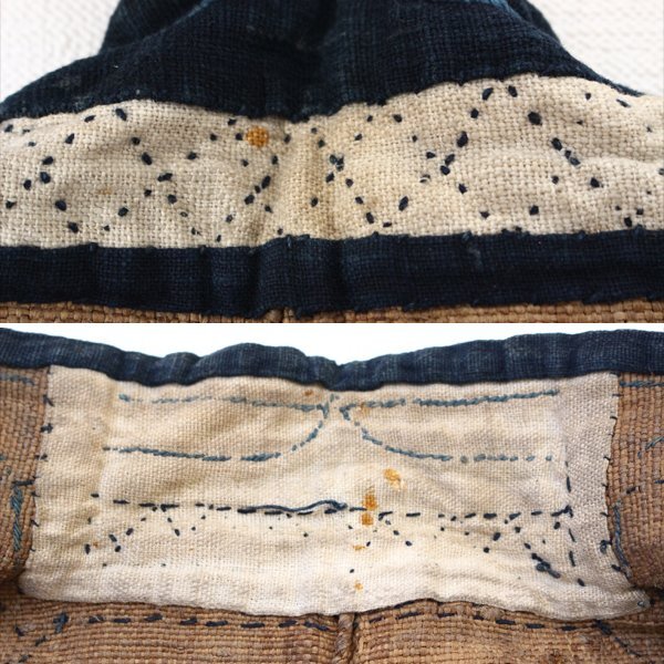 【TAKIYA】7247 『 アイヌ民族衣装 アットゥシ 』 アツシ 厚司織 樹皮衣 靱皮衣 antique kimono textile 民藝 古美術 時代の画像8