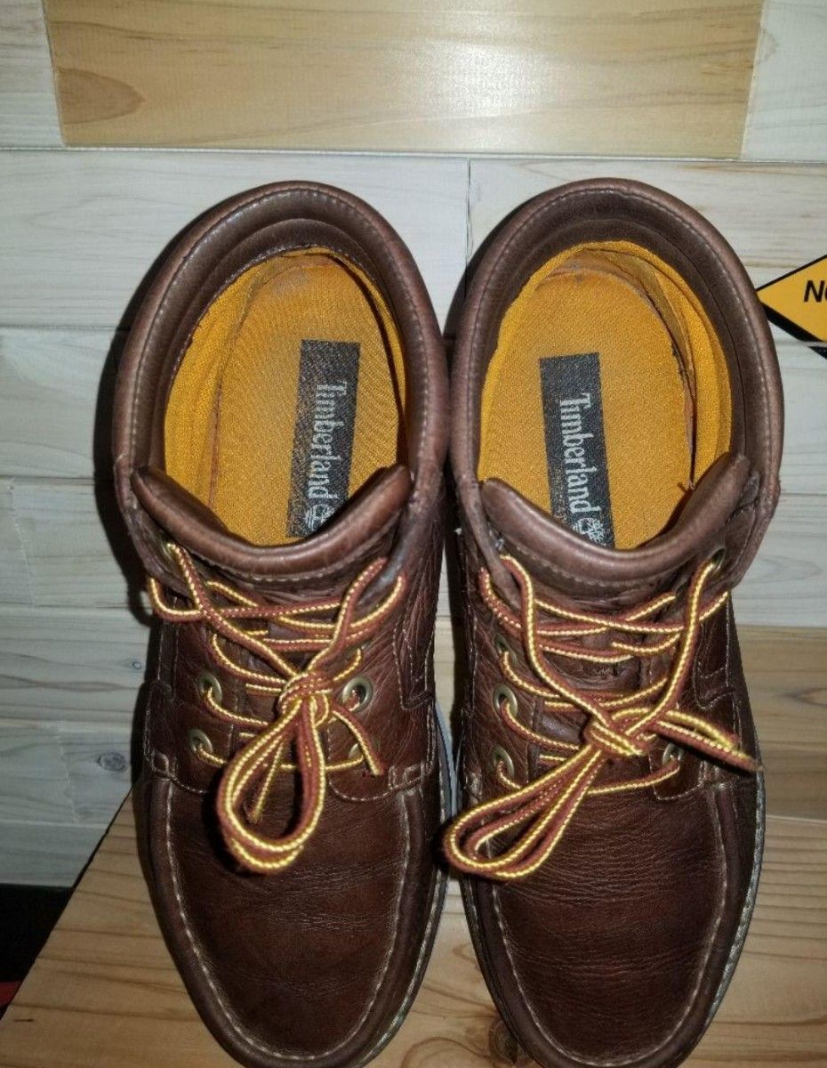 Timberland ティンバーランド ワインレッド アッパーレザー ショートブーツ27.5㎝ 靴 シューズ メンズ 靴 ブーツ