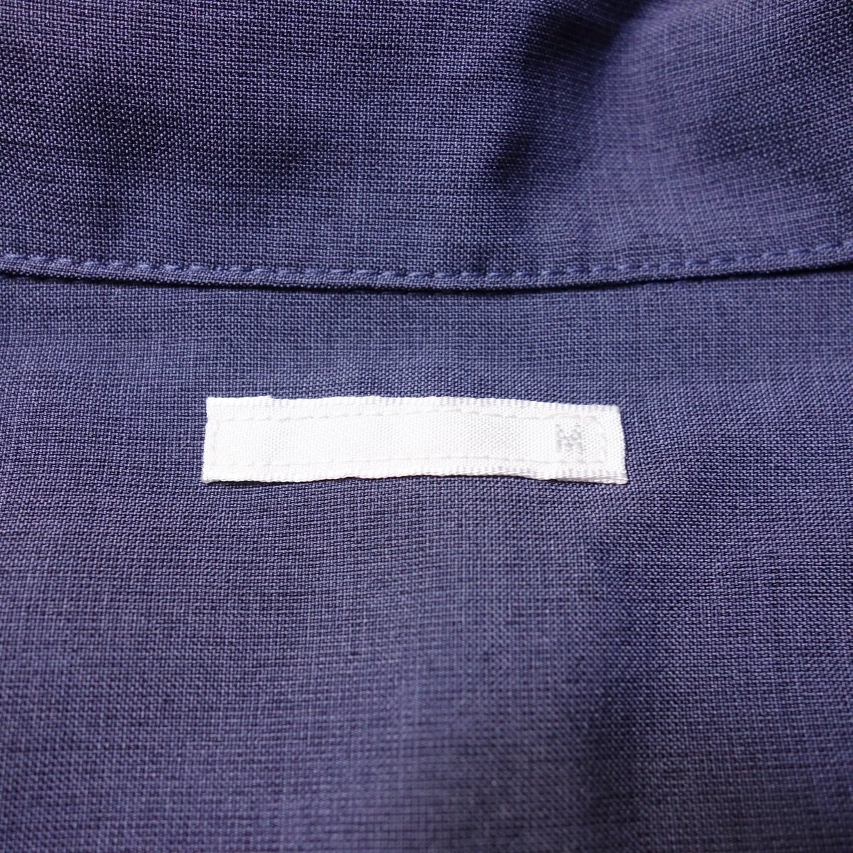 Mサイズ 5分袖オーバーサイズオープンカラーシャツ ジーユー メンズ GU 古着 LX49_画像6