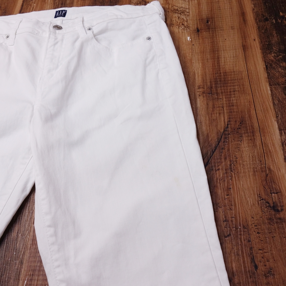29 -inch jeans lady's GAP GIRLFRIEND old clothes Denim pants white MK9