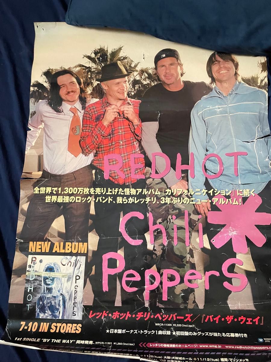 red hot chili peppers 非売品　ポスター　激レア