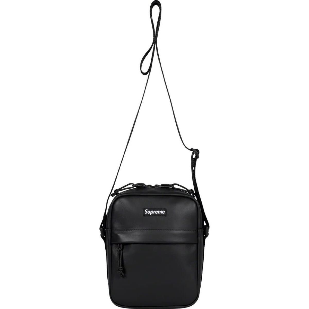 Supreme Leather Shoulder Bag "Black" シュプリーム