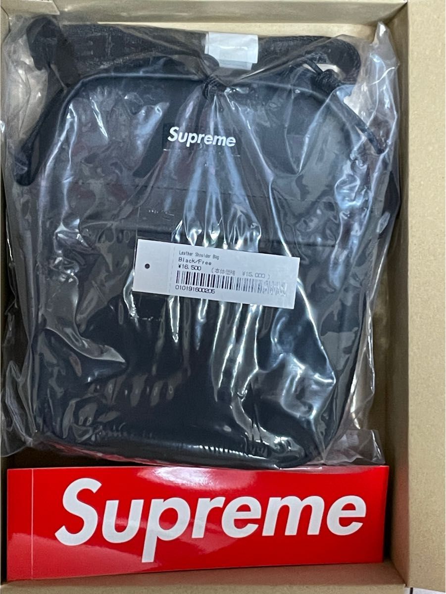 Supreme Leather Shoulder Bag "Black" シュプリーム