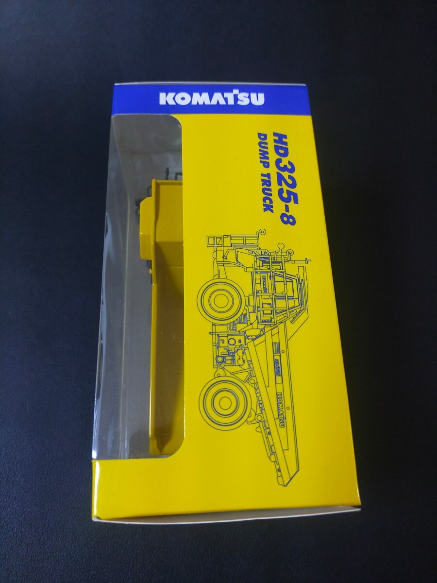 即決！非売品 KOMATSU コマツ 小松製作所 オリジナルミニチュア HD325-8 ダンプトラック 株主優待 ミニカー　作業車　ダンプカー_画像5