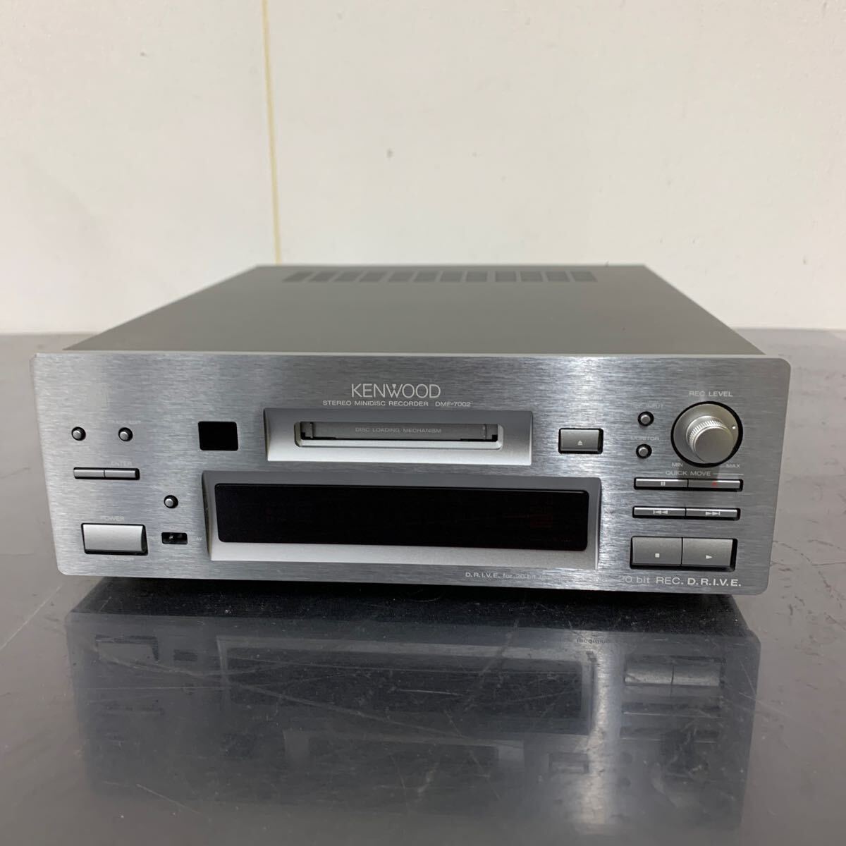 HL002.型番：DMF-7002.0319.KENWOOD MDレコーダー .オーディオ機器 MDデッキ .ジャンク_画像4