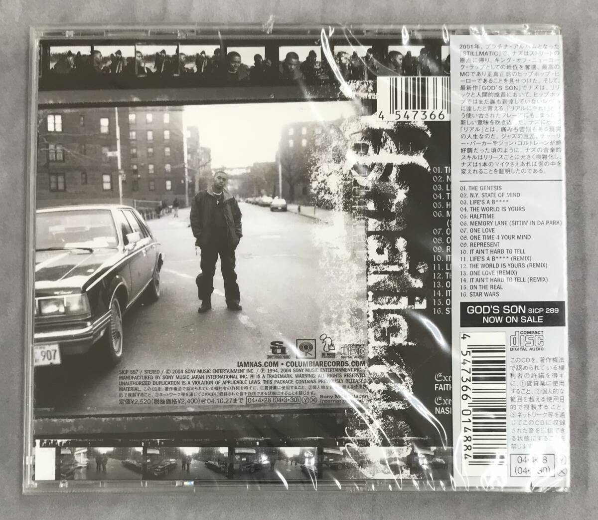 新品未開封CD☆ナズ., 10 YEAR ANNIVERSARY ILLMATIC PLATINUM SERIES（2004/04/28）/ SICP557..