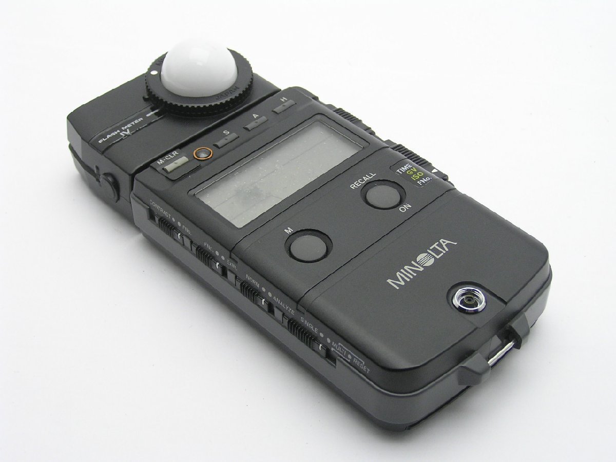 ★ハローカメラ★9573 MINOLTA FLASH METER IV Case付 動作せず 現状：要修理 ジャンク 1円スタート 即決有りの画像6