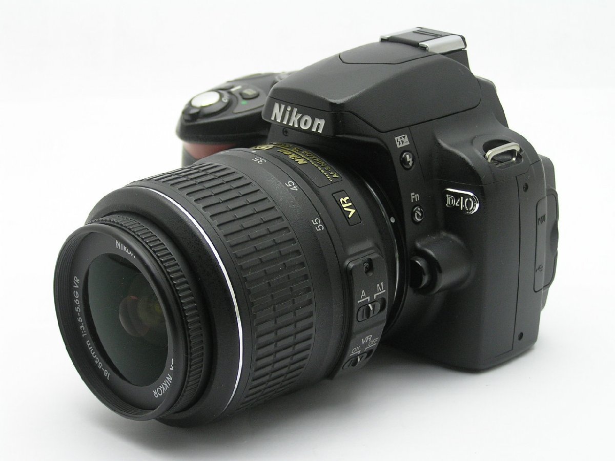 ★ハローカメラ★9691　Nikon D40 (AF-S NIKKOR 18-55mm F3.5-5.6G) 610万【 付属品あり】動作品、現状　1円スタ－ト_画像3