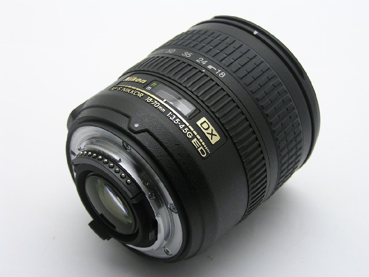 ★ハローカメラ★9803 Nikon DX AF-S NIKKOR ( 18-70mm F3.5-4.5G ED )フード付 　動作品、現状　1円スタ－ト　即決_画像5