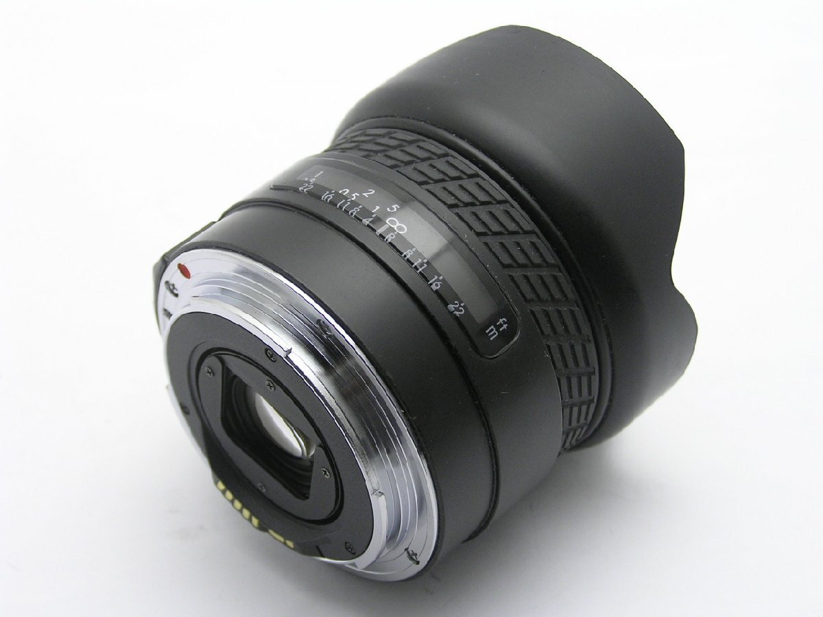 * Hello camera *9849 Canon for SIGMA [ model unknown : fish eye lens 14mm:3.5?] AF operation .. necessary repair Junk 1 jpy start 