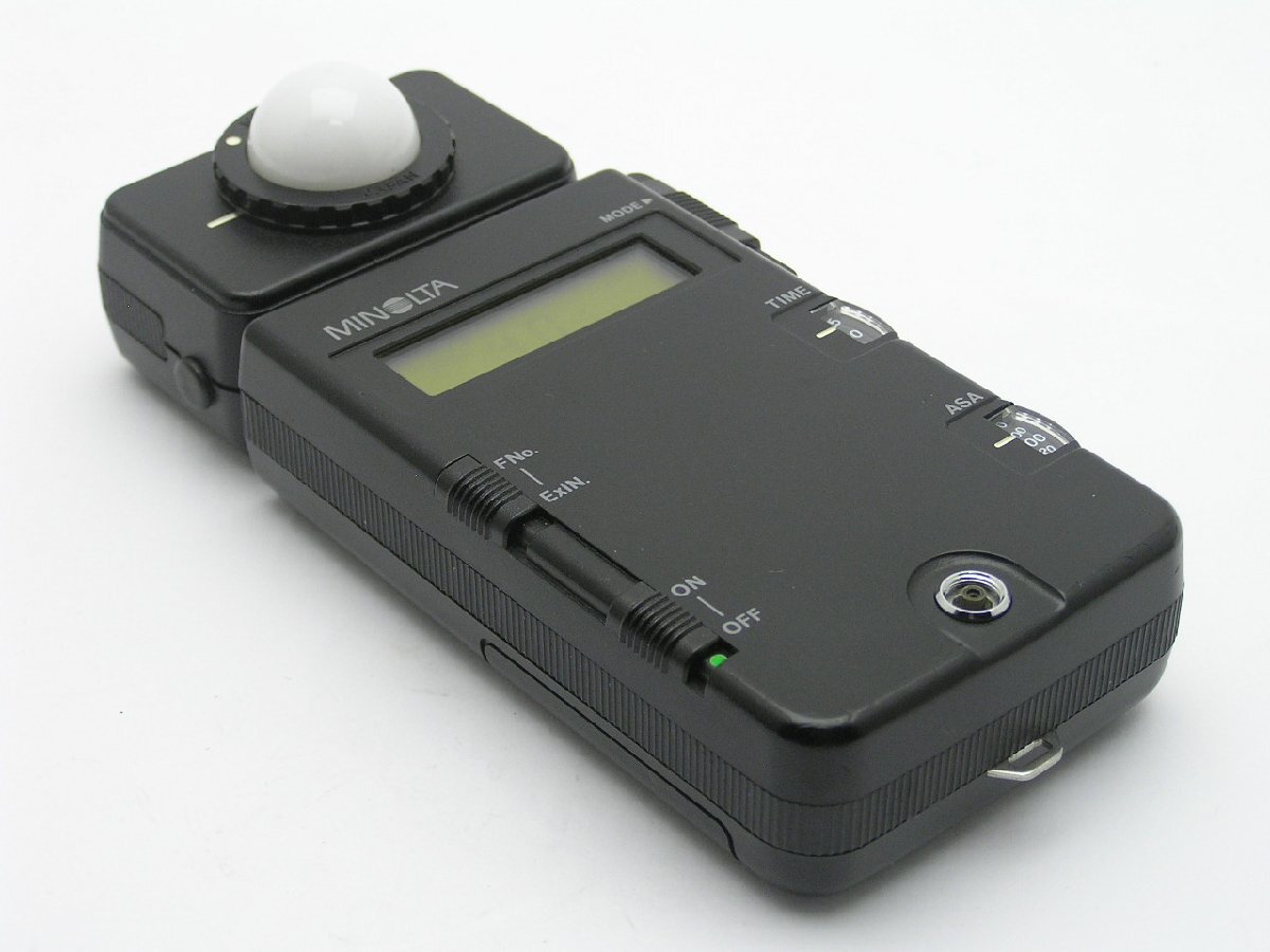 ★ハローカメラ★9936 露出計 MINOLTA FLASH METER III Case付 難有動作品 現状 1円スタート 即決有りの画像7