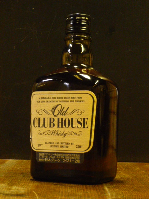 2級「Old CLUB HOUSE」1986年登場 サントリー [オールド・クラブ・ハウス] CLASSIC FINE WHISKY 750ml 39度 従価 Old Club・H-0130-D_画像1