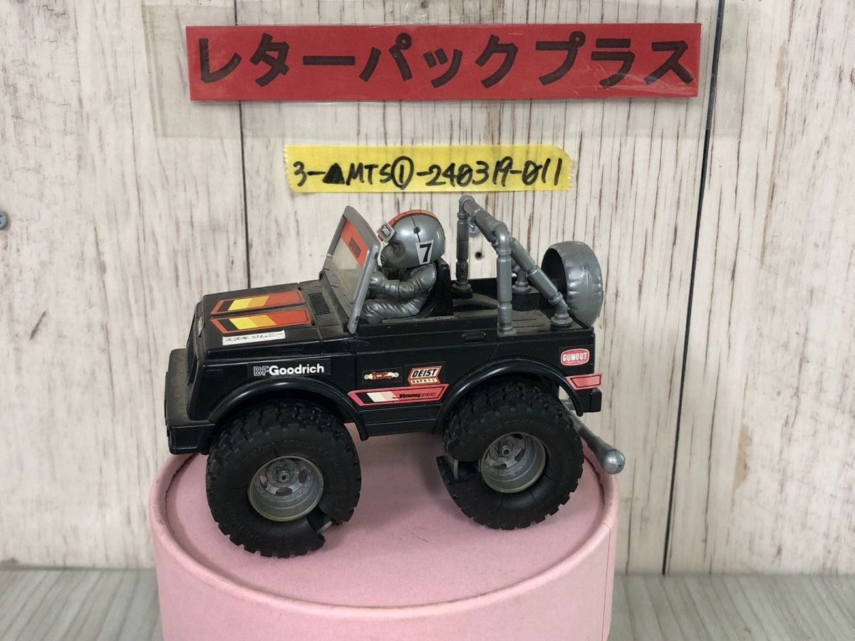 3-^1/32 scale construction settled present condition goods operation not yet verification therefore junk treatment Tamiya TAMIYA Suzuki Jimny JIMNY Mini 4WD tire deterioration therefore coming off. 