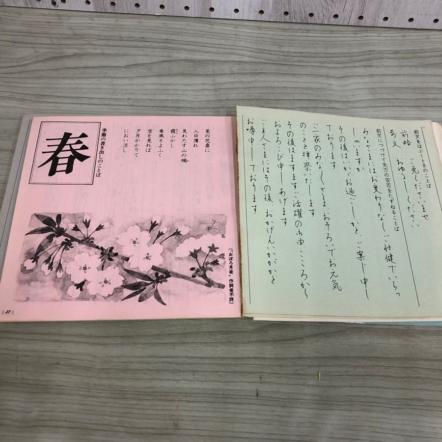 1▼【付録のみ】 美しい手紙の本 主婦と生活 6月号 第1ふろく 昭和48年 6月1日 発行 1973年 主婦と生活社 傷み多数あり ページ外れあり_画像9