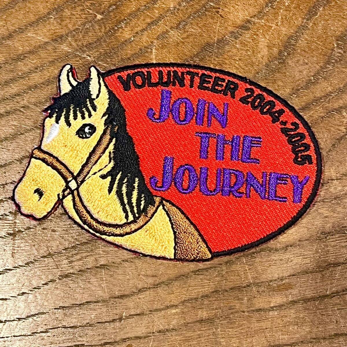 【USA vintage】ワッペン　JOIN THE JOURNEY ガールスカウト　アメリカ　ビンテージ　パッチ