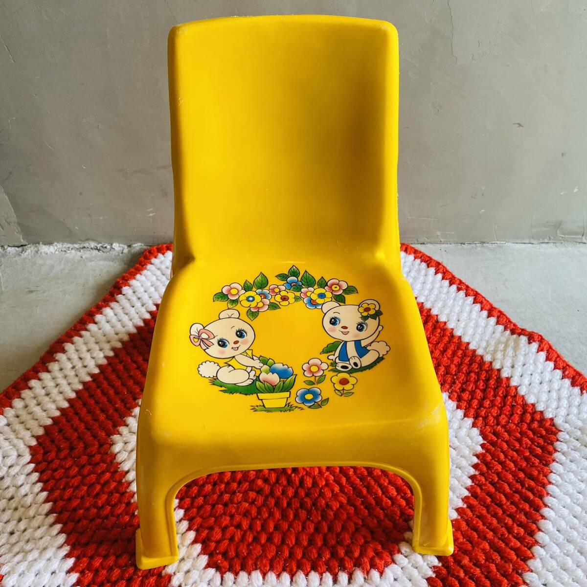 【USA vintage】HARLIN kids chair レトロ 椅子_画像3