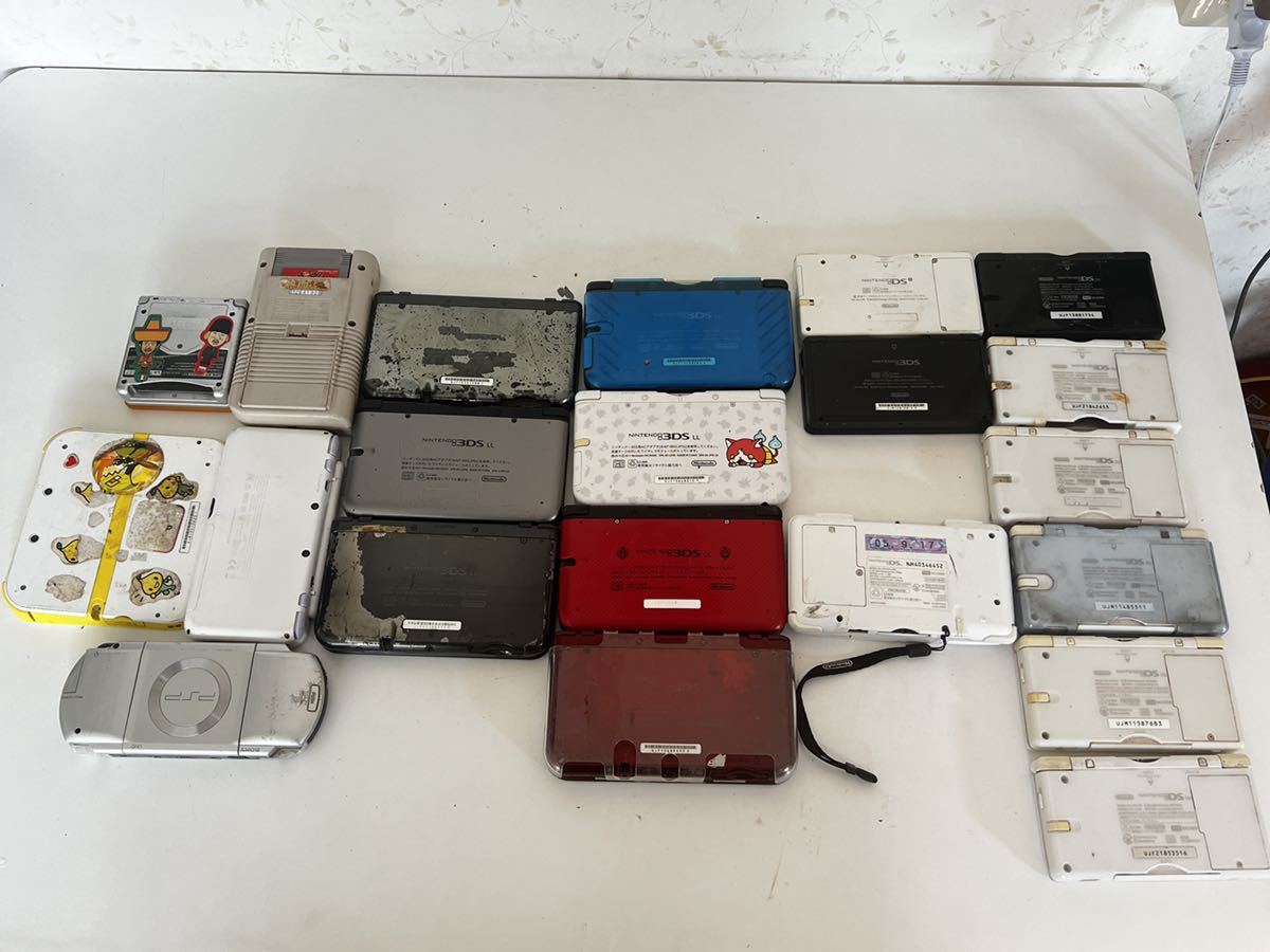 AK7796●任天堂　ニンテンドー　NINTENDO 3DS LL/3DS/DS/DS lite/PSP1000/GAME BOYなど大量 まとめ 21台セット ジャンク品_画像5