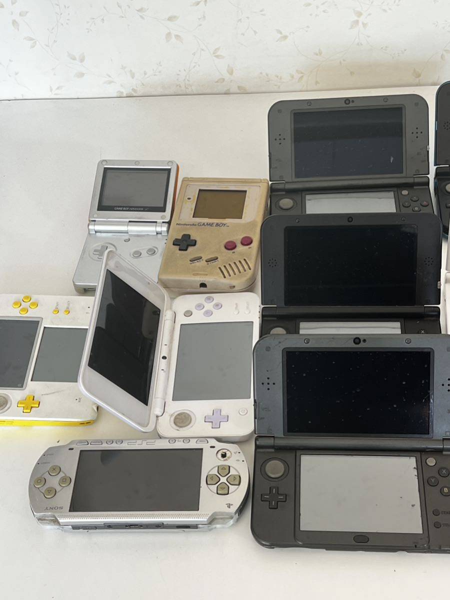 AK7796●任天堂　ニンテンドー　NINTENDO 3DS LL/3DS/DS/DS lite/PSP1000/GAME BOYなど大量 まとめ 21台セット ジャンク品_画像3