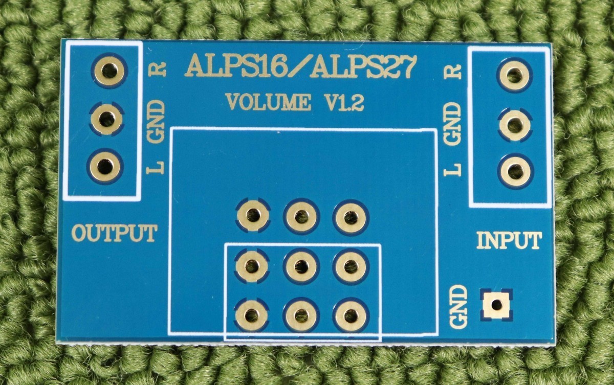 入札数量1で4個100k基板おまけ新品正規品 アルプス ALPS 2連 ボリューム クリックなし RK27 15A 溝軸 操作部25mmの画像4