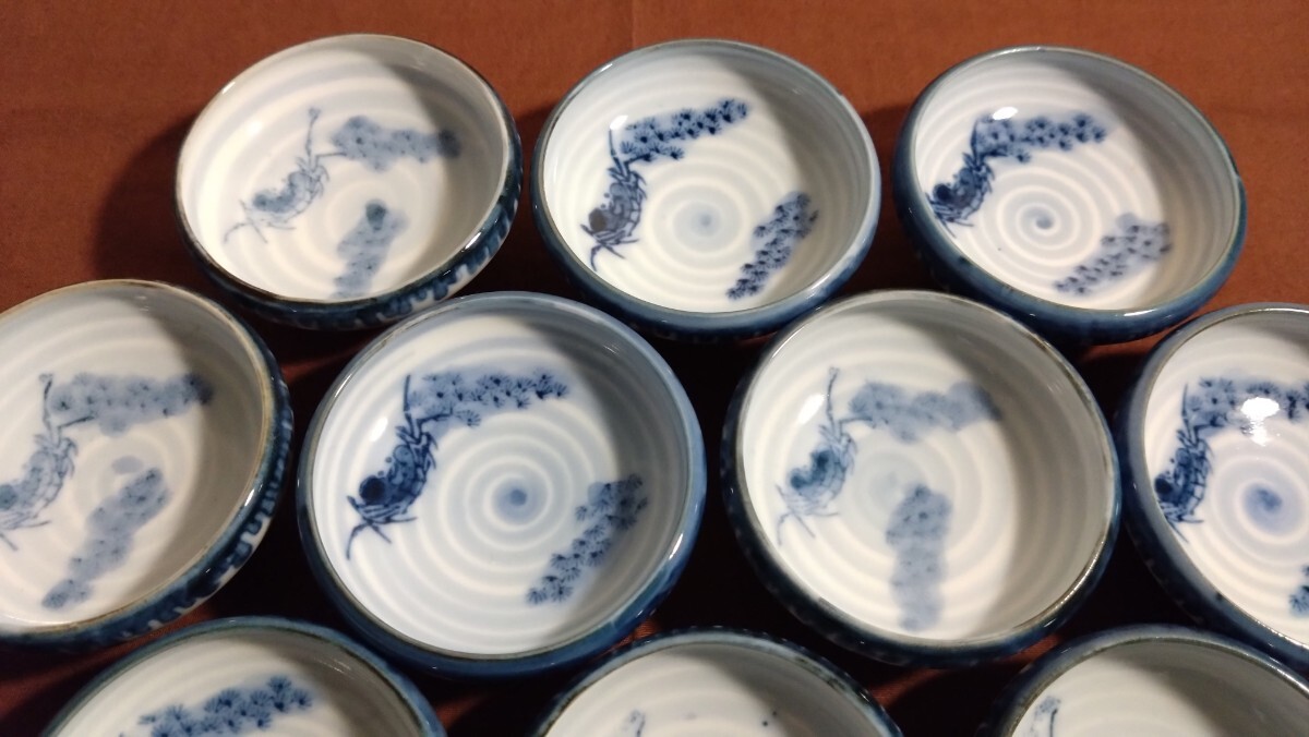 古伊万里 伊万里 染付 蟹の図 豆鉢 菓子鉢 蔵出し 角福 江戸期 古伊万里 伊万里 染付 蟹の図 豆鉢 菓子鉢 蔵出し 角福 江戸期