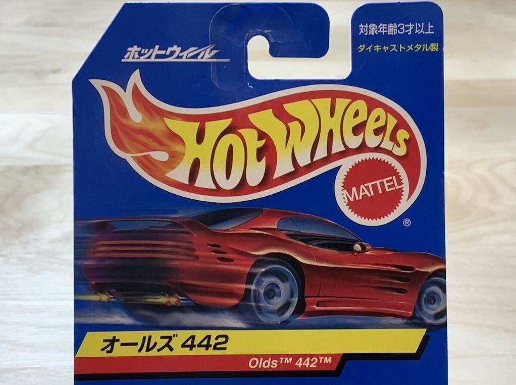 【日本語カード：新品/未開封】HOT WHEELS ホットウィール 1970年 オールズ 442 / OLDS 442 [グリーンメタリック]_画像2