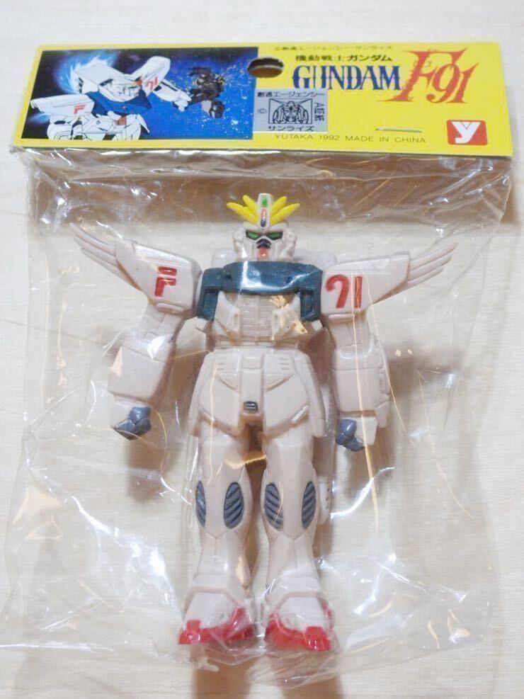 【新品：未開封】ユタカ 機動戦士ガンダム F91 ソフビモデル_画像1