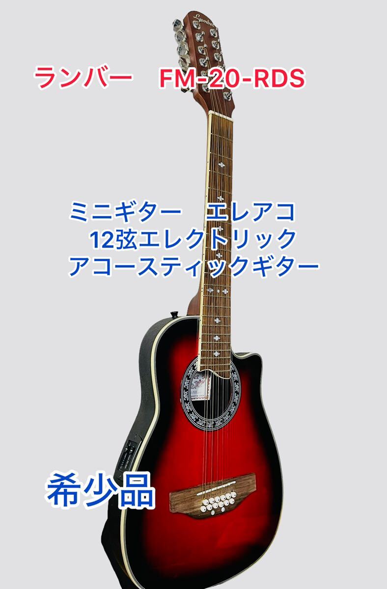 【希少】12弦　ランバー　FM-20-RDS ミニアコースティックギター