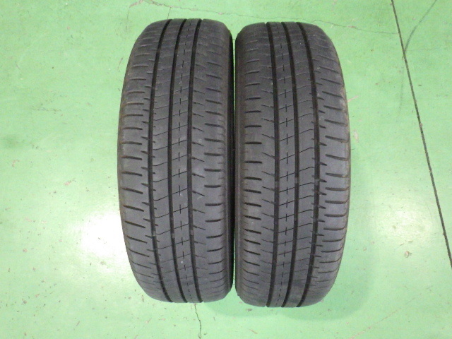 BRIDGESTONE ECOPIA NH200C 165/55R15 75V タイヤ2本 22年 5.4mm 【管理番号 9138 RB2-601】中古【小物】_画像5