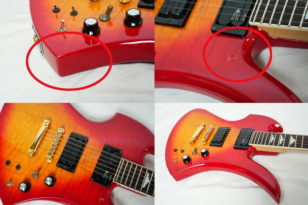 ★BURNY/FERNANDES★MG-145S CS モッキンバード フルモードサスティナー搭載 HIDEモデル バーニー フェルナンデス★の画像8