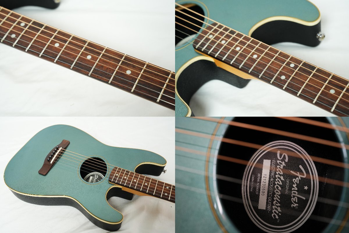 ★Fender Acoustic★STRATACOUSTIC OTM レアカラー 美品 ストラト型エレアコモデル フェンダー 2012年製★の画像8