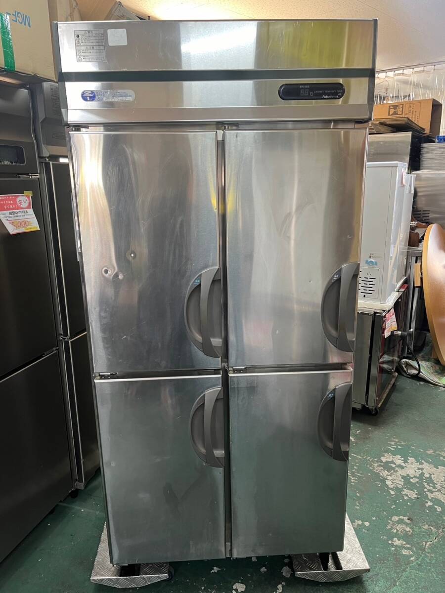 ※引取り限定※ フクシマ 縦型4ドア冷凍庫 三相200V 全室左開き 782L URD-34FMTA1 業務用 冷凍庫