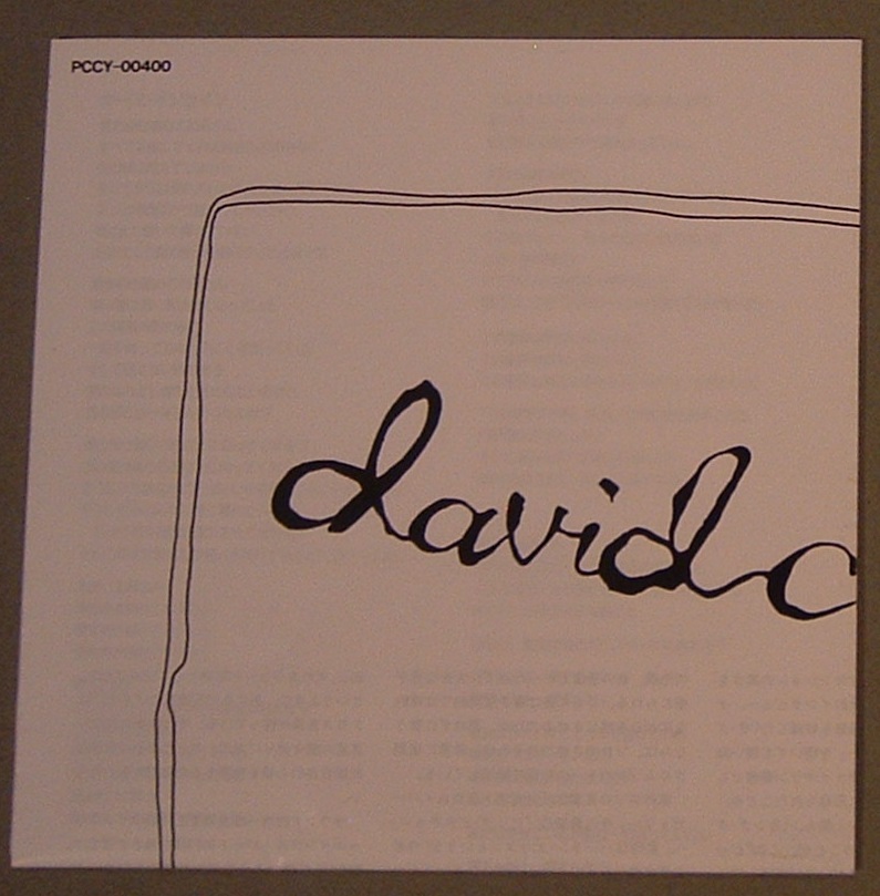 【CD】DAVID CROSS デヴィッド・クロス ”The Big Picture” ビッグ・ピクチャー 日本盤 King Crimson_画像4