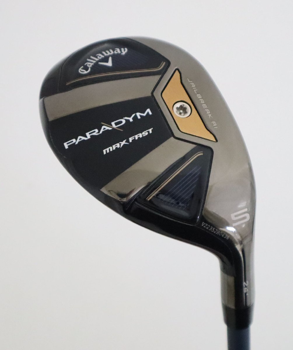 ●程度良！2023年モデル！キャロウェイ★PARADYM（パラダイム）MAX FASTユーティリティー 5H 24°SPEEDER NX 40 for Callaway R (60922の画像2