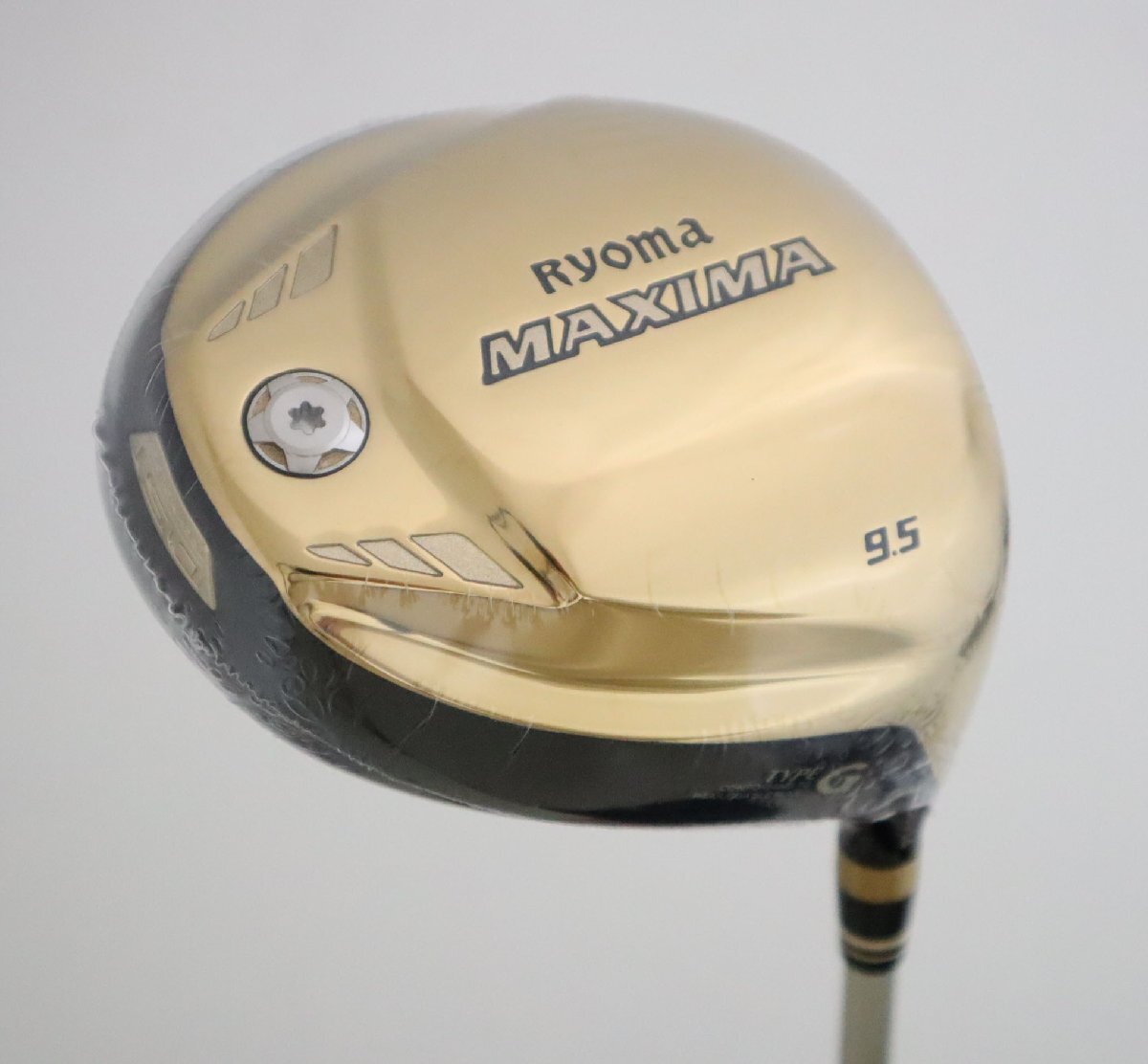 ●1円～！新品！Ryoma★リョーマ　MAXIMA（マキシマ）タイプGドライバー　琥珀GOLD IP　9.5°TOUR AD M2-Gカーボン　SR　(60872_画像2