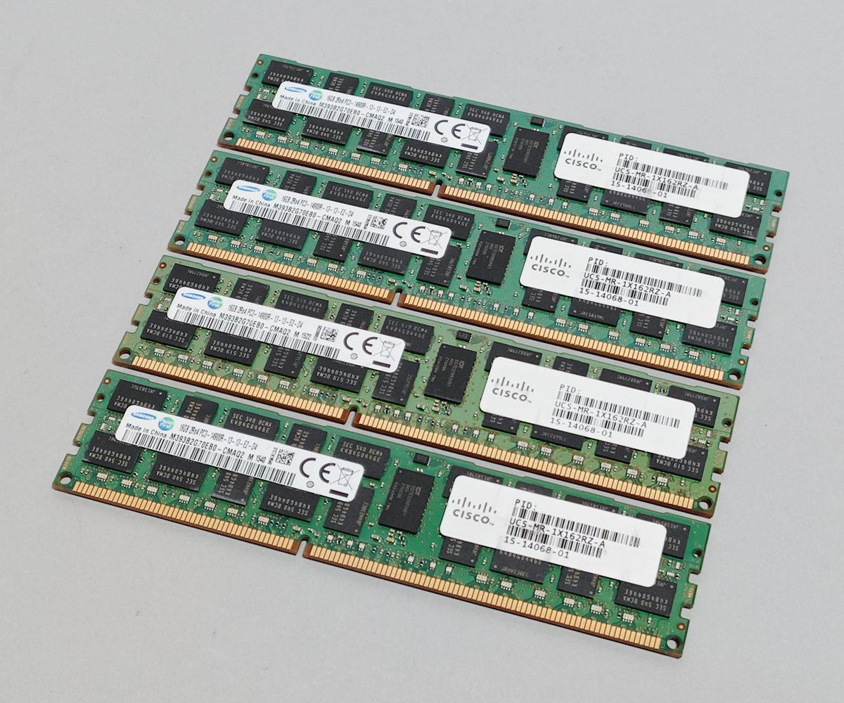 1866MHz 16GB 4枚組 合計 64GB MacPro用メモリー 2013 モデル用 240pin DDR3 14900R RDIMM 2009 2010 2012 Z620 Z820 動作確認済 #0320C_画像1