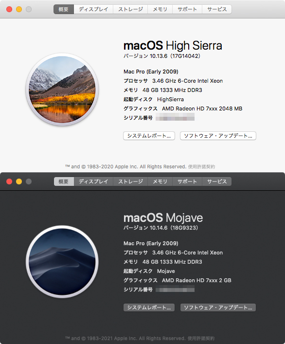 R9 270X 2GB 電源ケーブル付属 グリス塗替済 MacPro 2008 2009 2010 2012 用 XFX Radeon OC HD 7950 系列 EFI ブート Mojave 対応_画像2