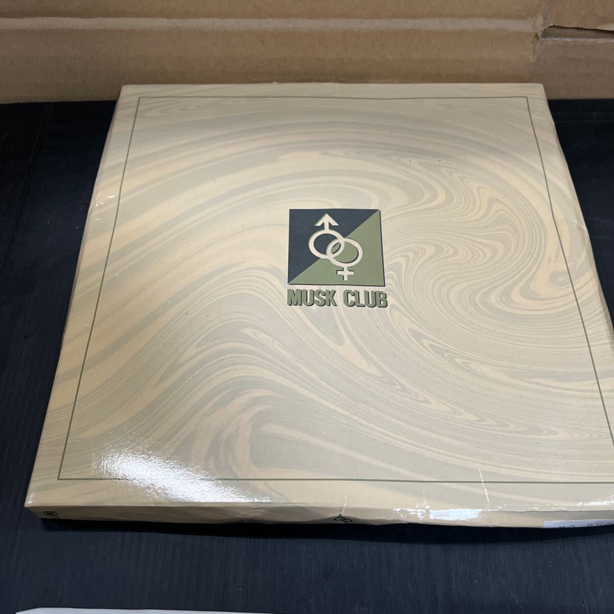 musk club club socks 25cm handkerchie set box becoming useless equipped unused goods 