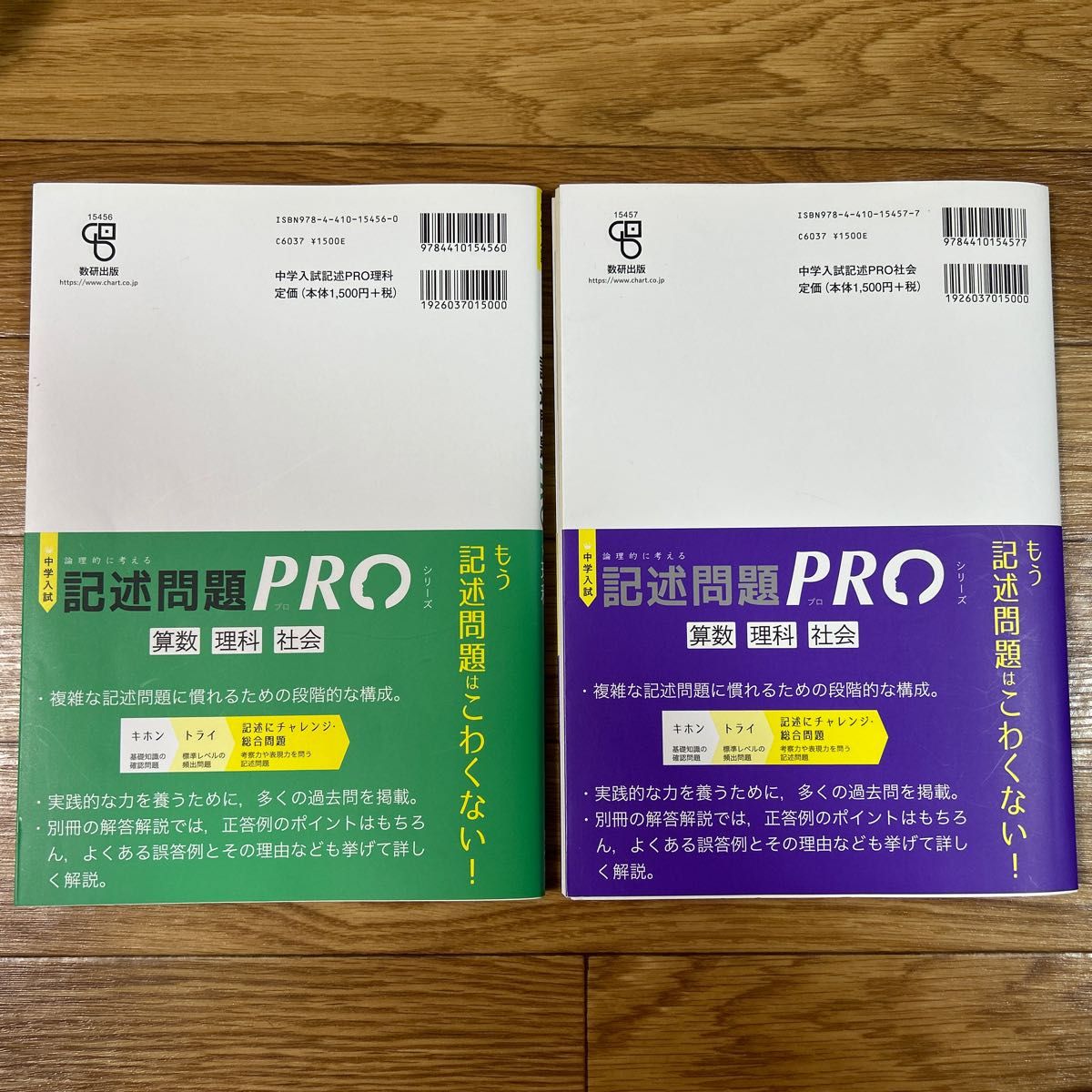 記述問題　PRO 数研出版　理科　社会　中学受験　論理的　難関中学　適性検査