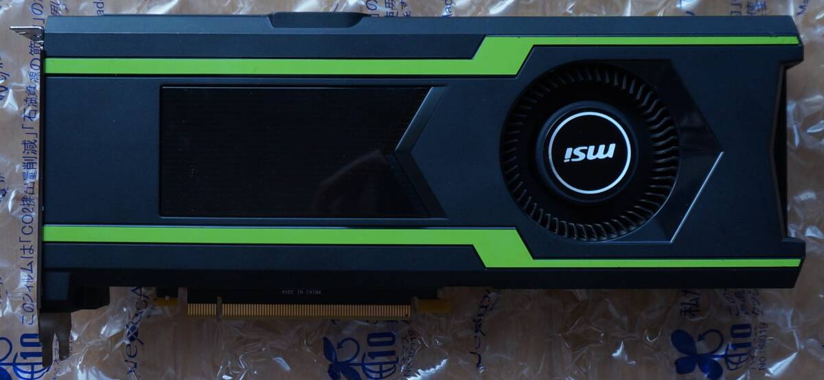 MSI GeForce GTX 1080 Ti AERO 11G OC 動作品
