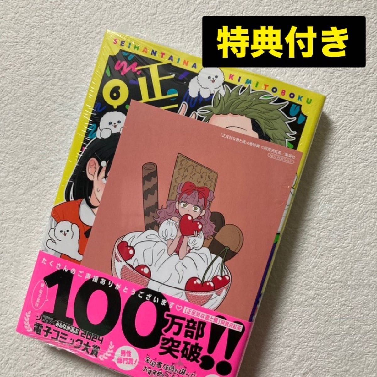 正反対な君と僕 6巻購入特典 イラストカード - 少女漫画