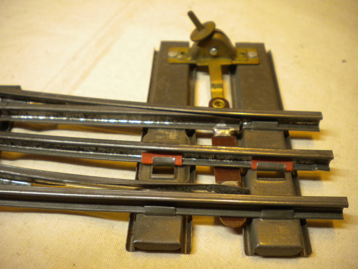 * sanshin type O gauge 16 pcs set rail for Point right around * left around each 1 pcs total 2 ps TER:YOKYO ENDO RAIL CO made Showa Retro *