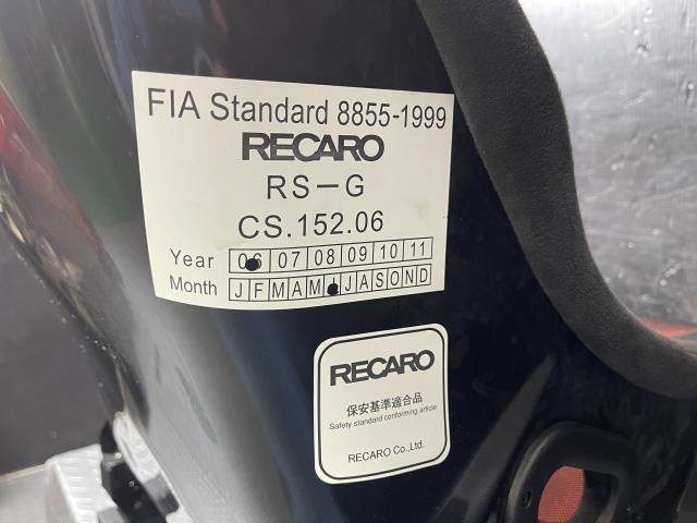 ヴィッツ NCP91 運転席 シート 17700-SP0B0 8855-1999 RS-G TRD Version REDの画像6