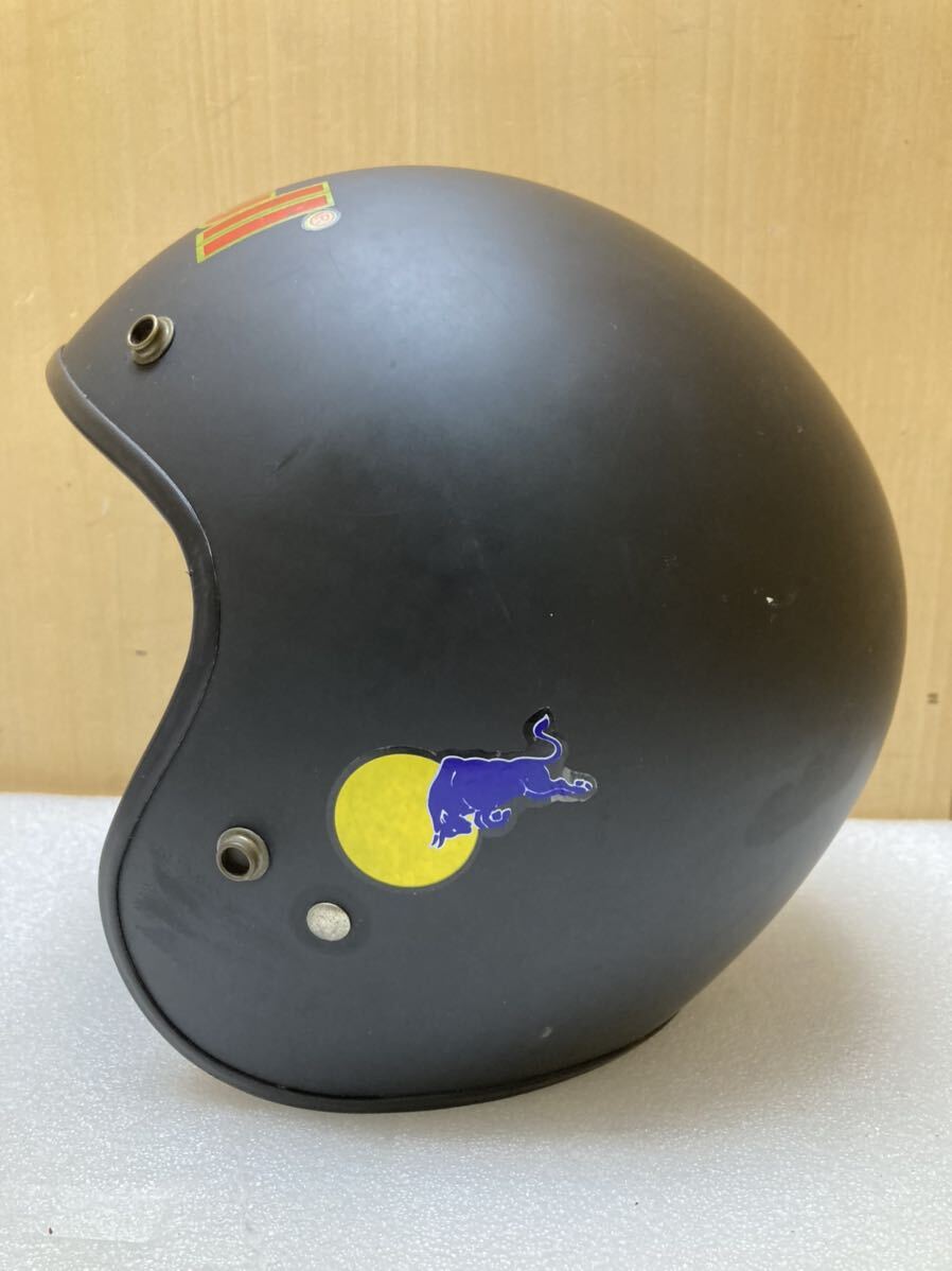 HY0519 中古 SHOEI ショウエイ FREEDOM フリーダム サイズXL (61cm) マットブラック ジェットヘルメット　現状品　0322_画像3