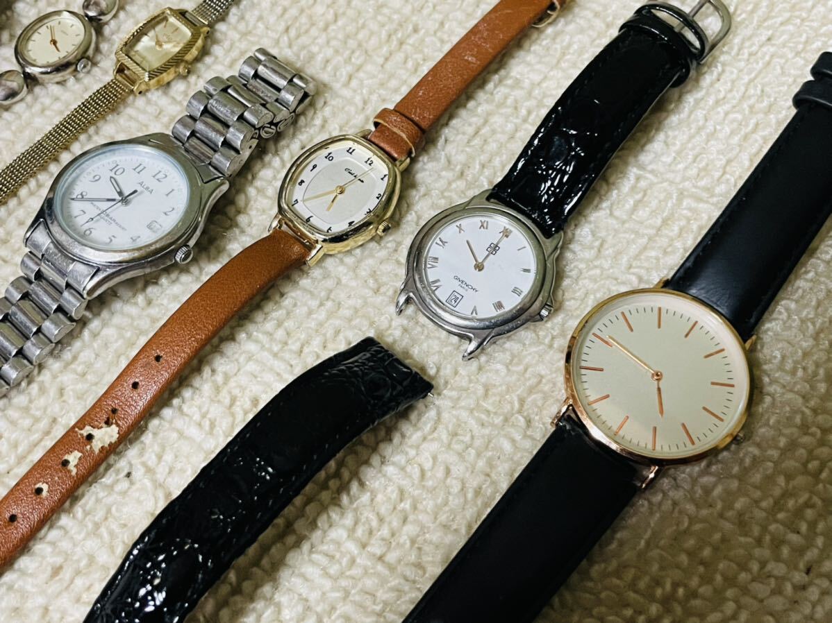 【腕時計・懐中時計】SEIKO ジバンシーなど11個まとめ出品 メンズ レディース_画像4