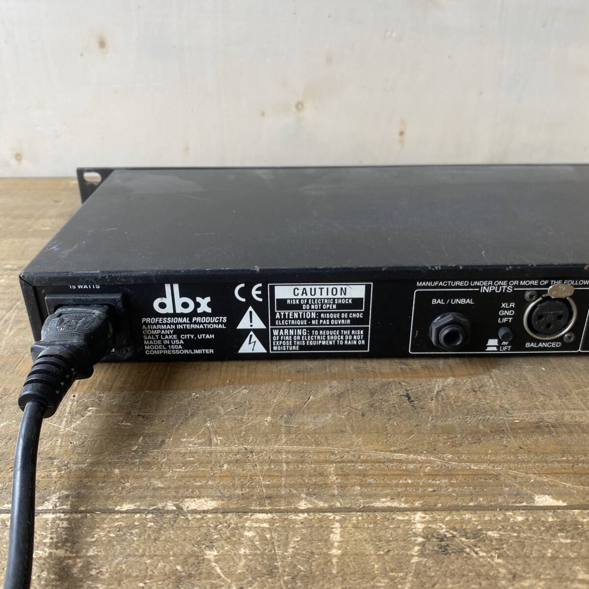 Ra349 dbx 160A コンプレッサー 中古品_画像8