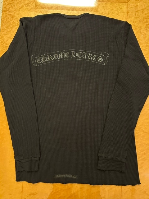 クロムハーツ chrome hearts chプラス 925 ヘンリーネック 長袖 ワッフル地 ロンT 未使用品 CHROME HEARTS クロムハーツ ロンTの画像7