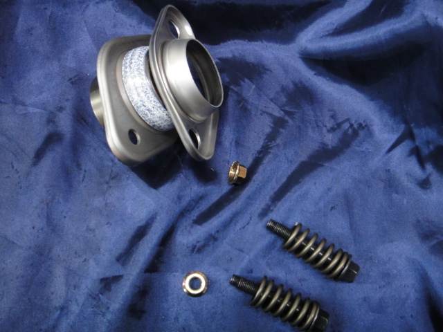  this is convenience! muffler spherical surface flange made of stainless steel 50φ for flange * * spherical surface gasket bolt nut spring full set worries cancellation! stock!