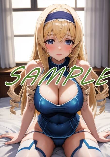 K1276 セシリアオルコット IS インフィニットストラトス A4 同人 イラスト 巨乳 美少女 コスプレ Anime アニメ ポスター セクシーアート_画像1