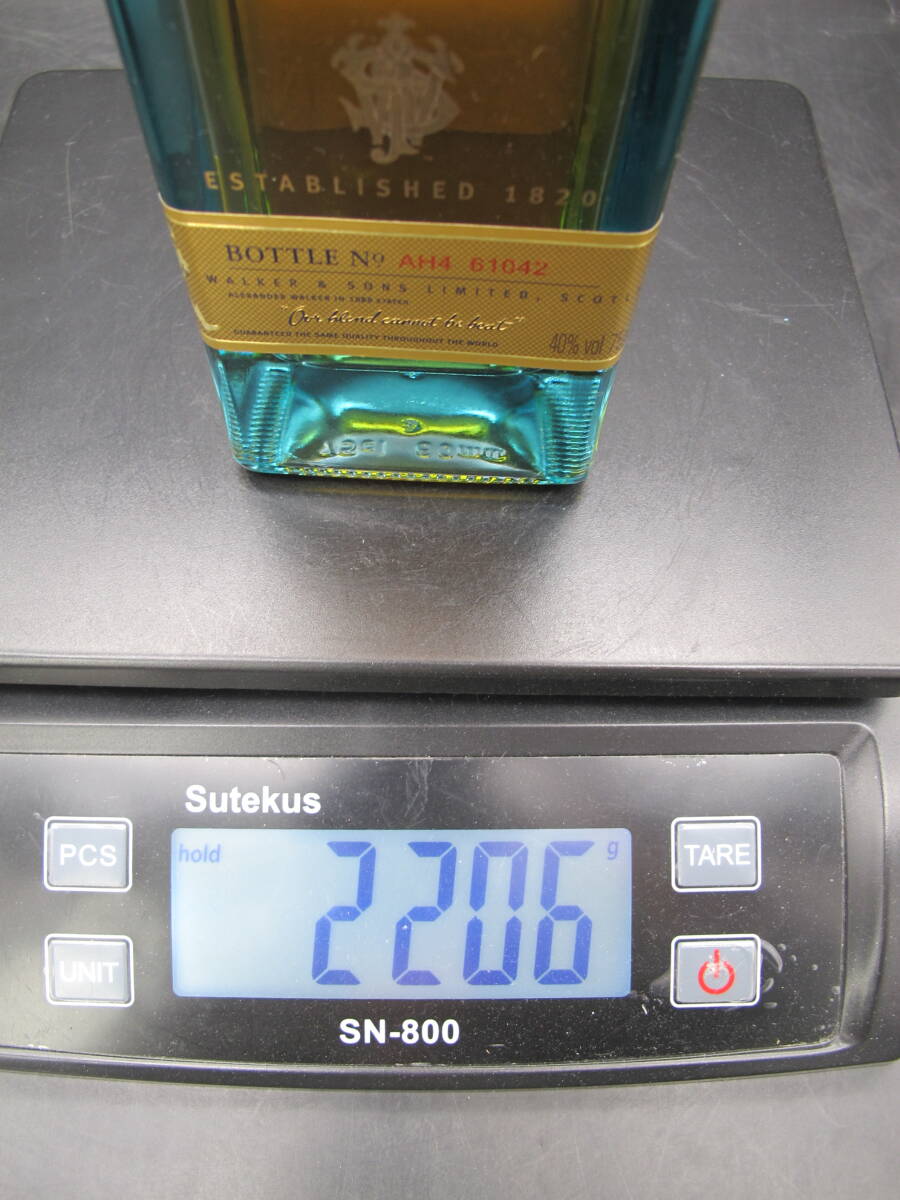 Johnnie Walker Blue Label ジョニーウォーカー ブルーラベル 青ラベル ウイスキー 750ml 40%【未開栓品】古酒 箱付きの画像9