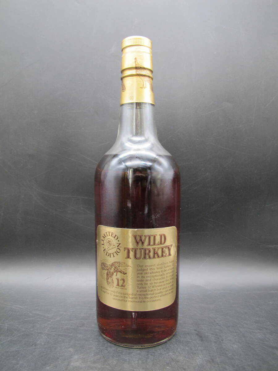 WILD TURKEY ワイルドターキー 12年 バーボンウイスキー 750ml 50.5％【未開栓】古酒の画像4